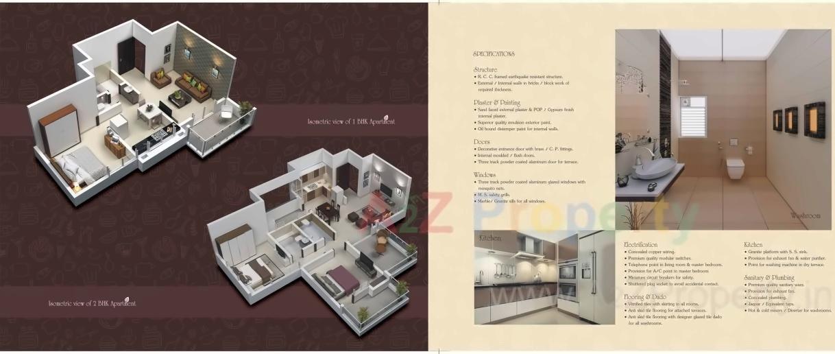 Layout of real estate project Barsana Dham located at Kondhwa-bk, Pune, Maharashtra