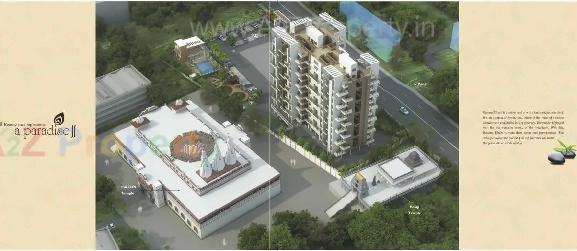 3D Elevation of real estate project Barsana Dham located at Kondhwa-bk, Pune, Maharashtra