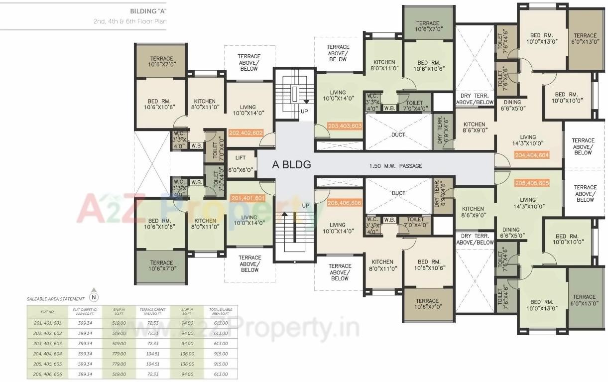 Layout of real estate project Basil Park C located at Bhosari, Pune, Maharashtra