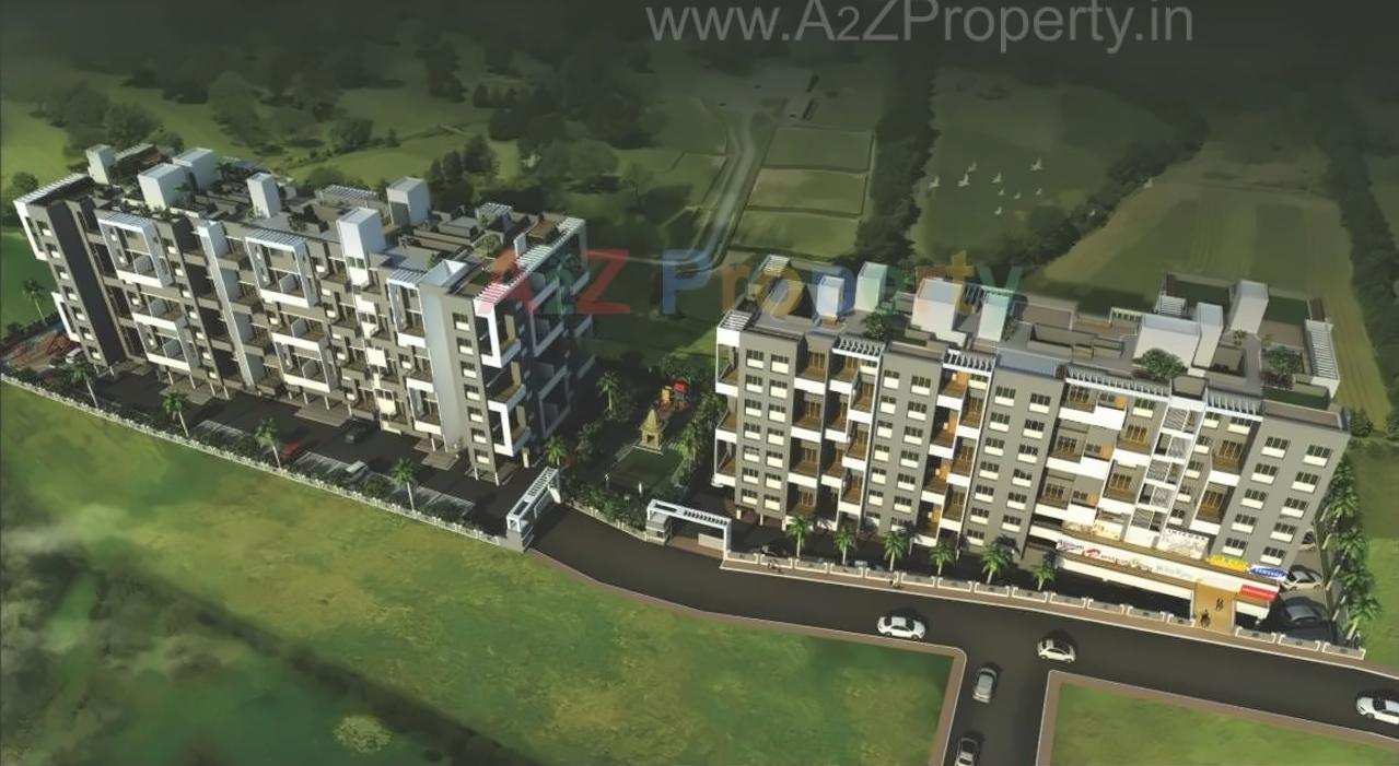 3D Elevation of real estate project Basil Park C located at Bhosari, Pune, Maharashtra