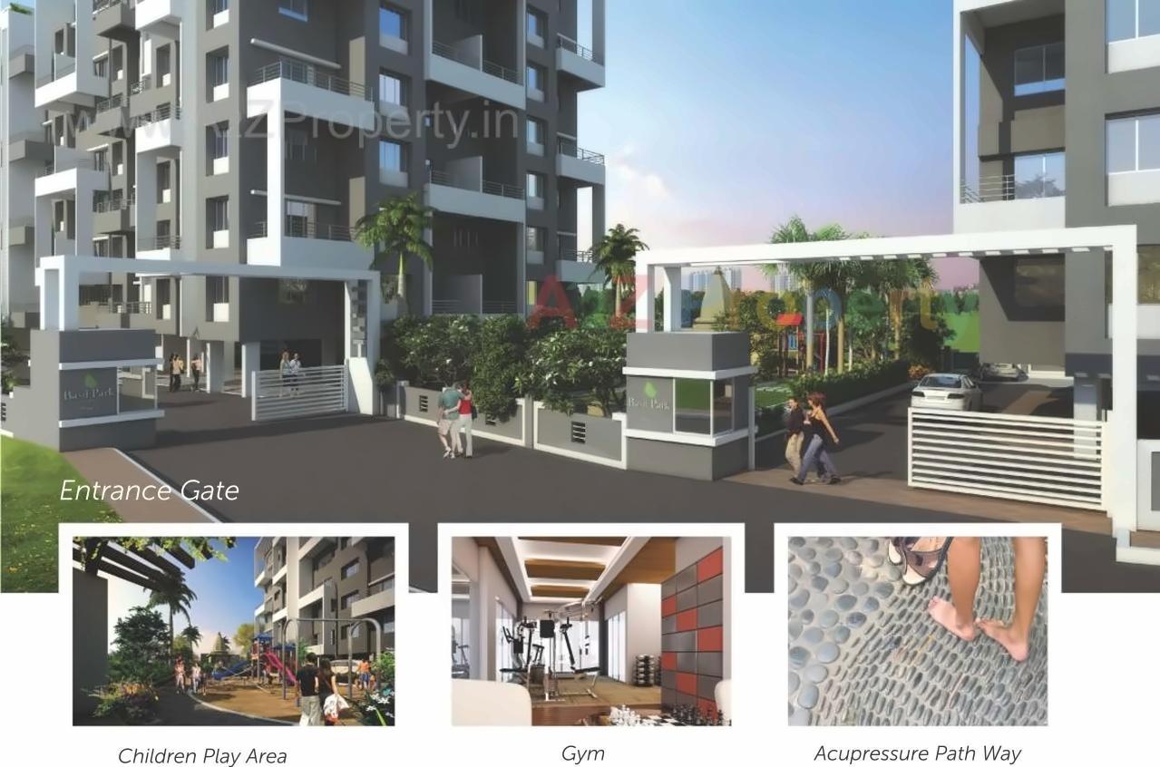 3D Elevation of real estate project Basil Park C located at Bhosari, Pune, Maharashtra