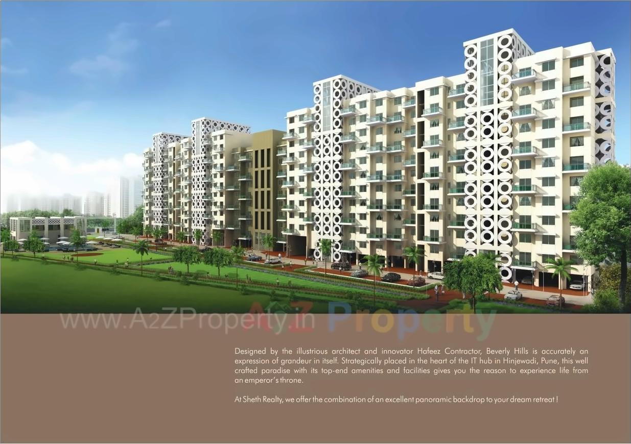 3D Elevation of real estate project Beverly Hills located at Hinjavadi-ct, Pune, Maharashtra