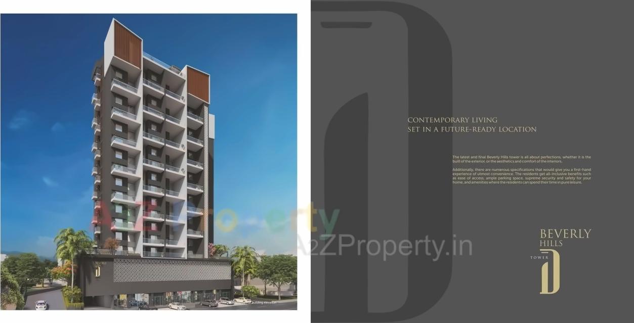 3D Elevation of real estate project Beverly Hills located at Baner, Pune, Maharashtra