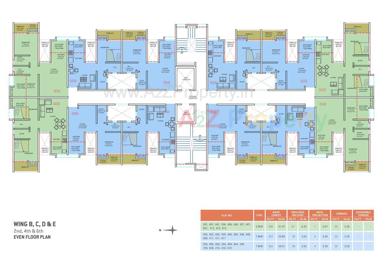 Bhagyasthan Floor Plan Even 1 of real estate project Bhagyasthan located at Talegaon-dabhade-m-cl, Pune, Maharashtra