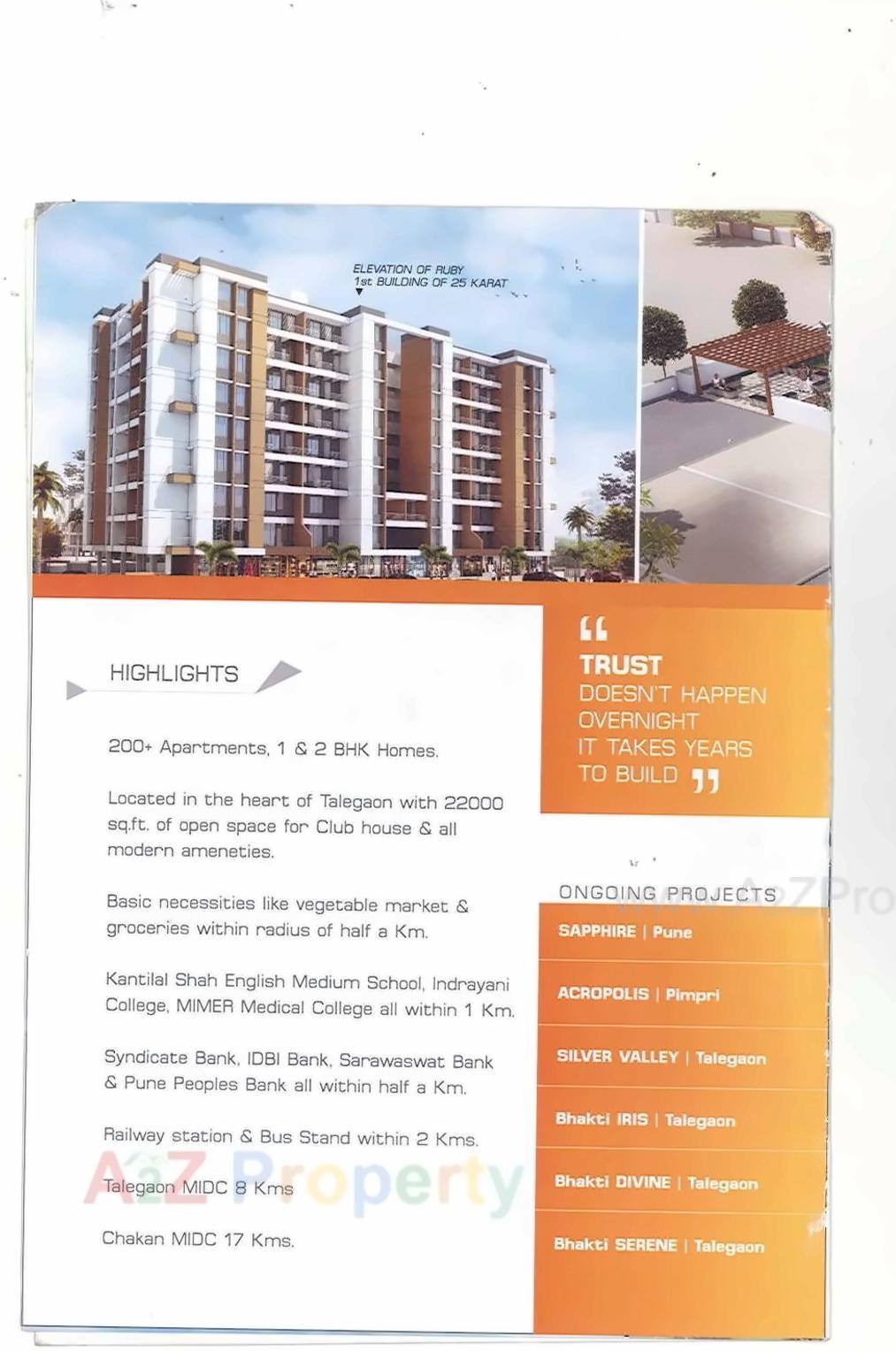 of real estate project Bhakti Emrald located at Talegaon-dabhade-m-cl, Pune, Maharashtra