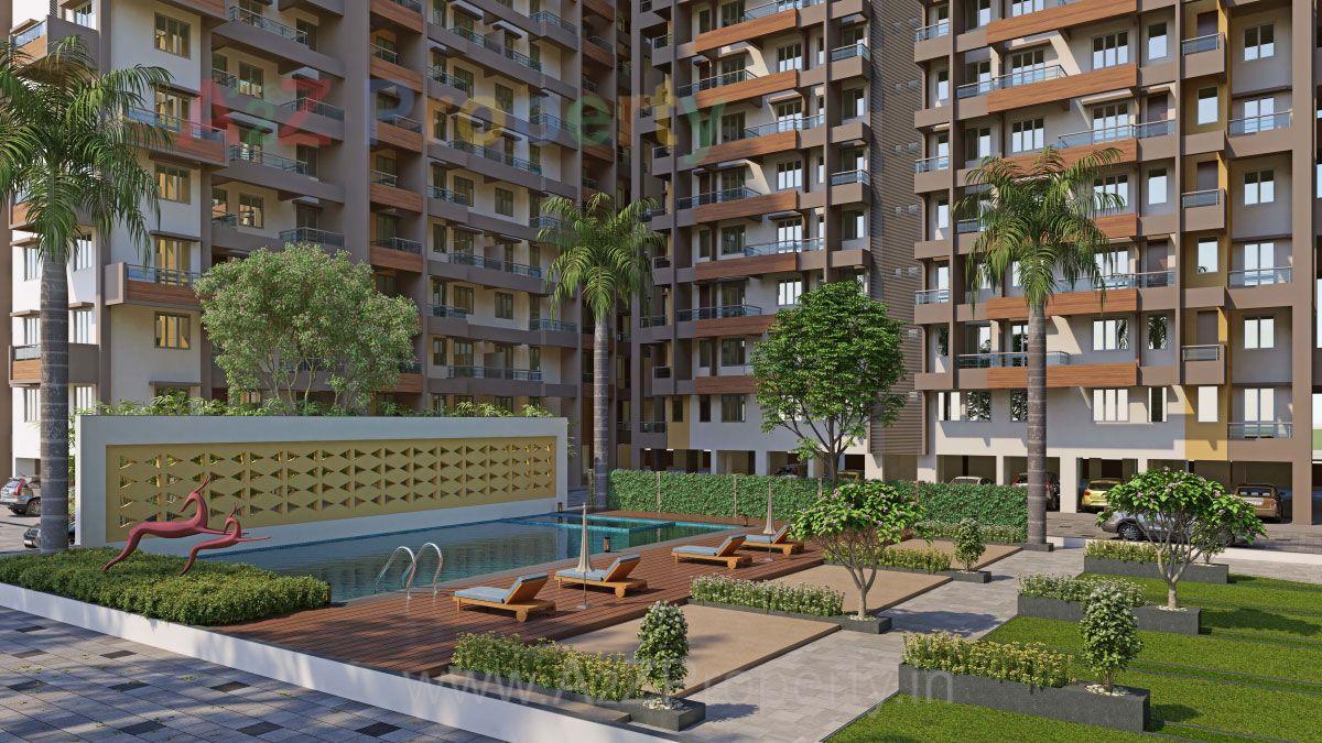 14_swimmingpoolviewcopy of real estate project Bhalchandra Vihar located at Pimpri-chinchawad-m-corp, Pune, Maharashtra