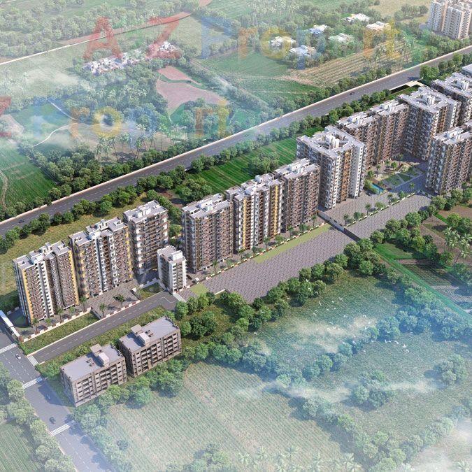 Bird_viewcopy of real estate project Bhalchandra Vihar located at Pimpri-chinchawad-m-corp, Pune, Maharashtra