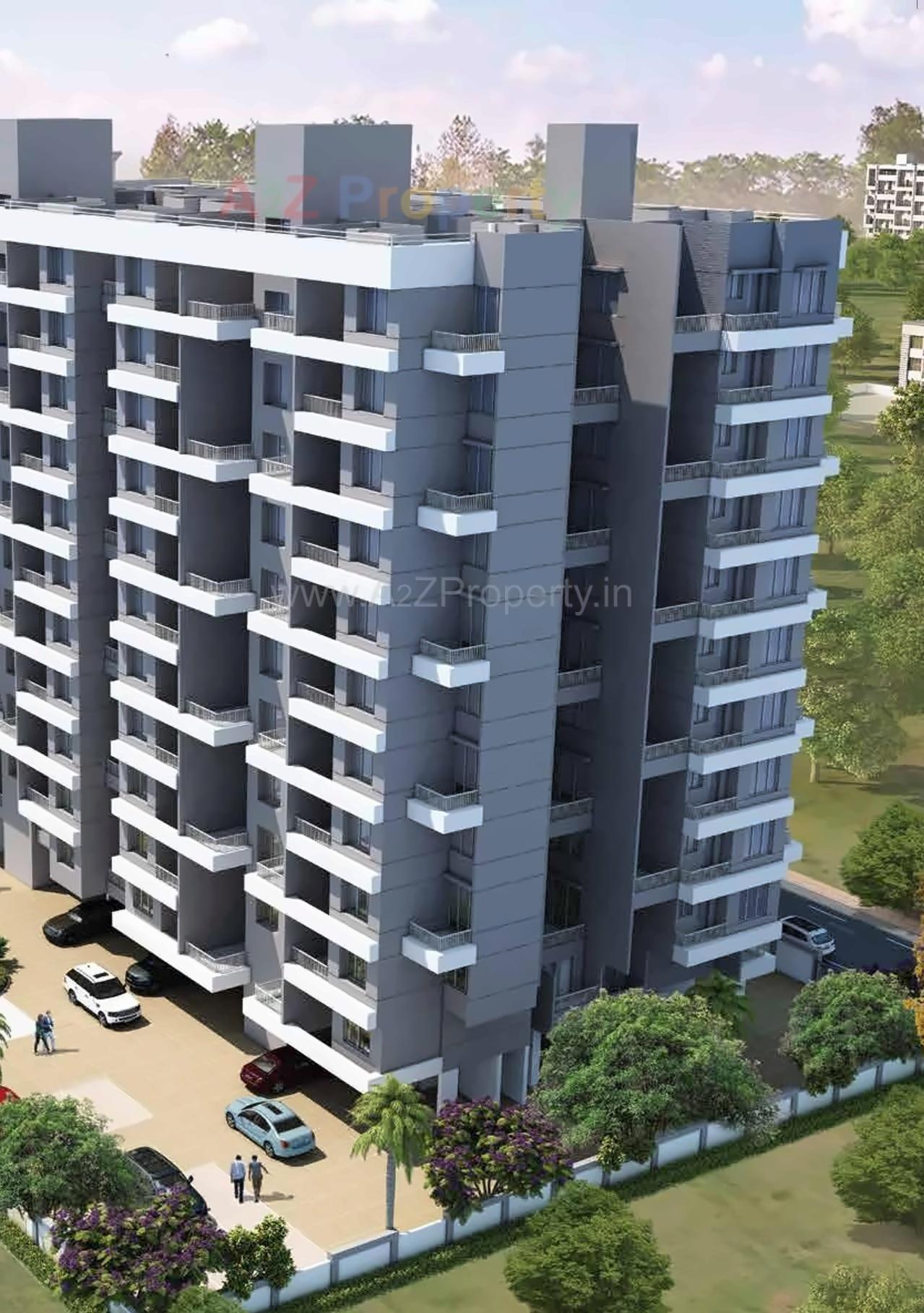 3D Elevation of real estate project Bhuvi located at Wakad, Pune, Maharashtra