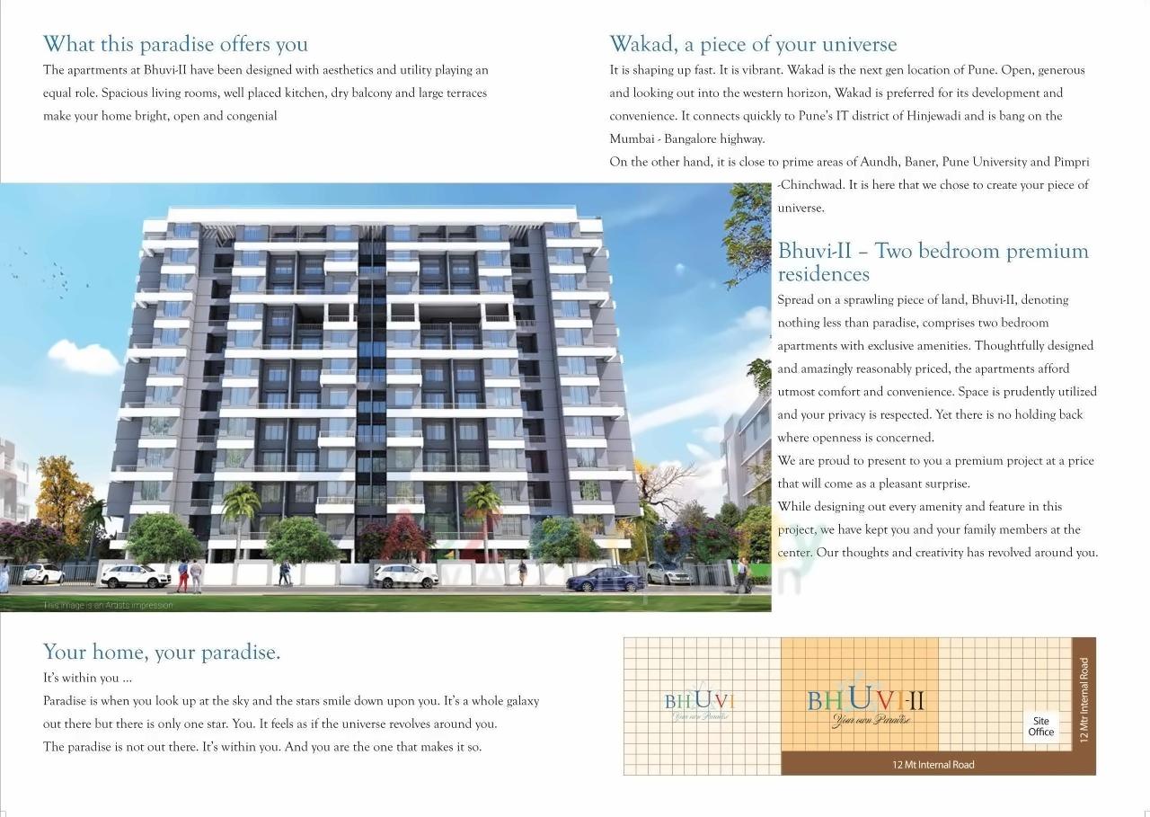  of real estate project Bhuvi located at Wakad, Pune, Maharashtra