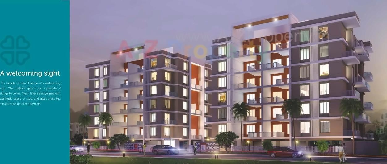 3D Elevation of real estate project Bliss Avenue located at Pune-m-corp, Pune, Maharashtra