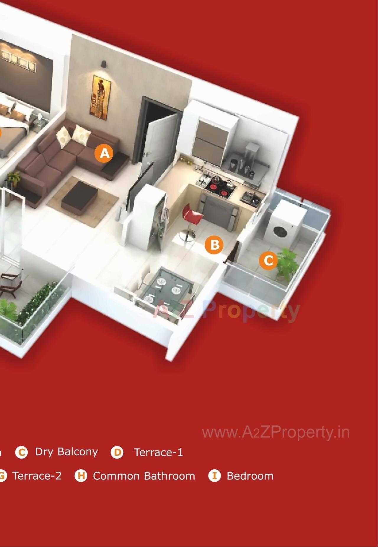 Layout of real estate project Blithe Icon located at Wagholi, Pune, Maharashtra