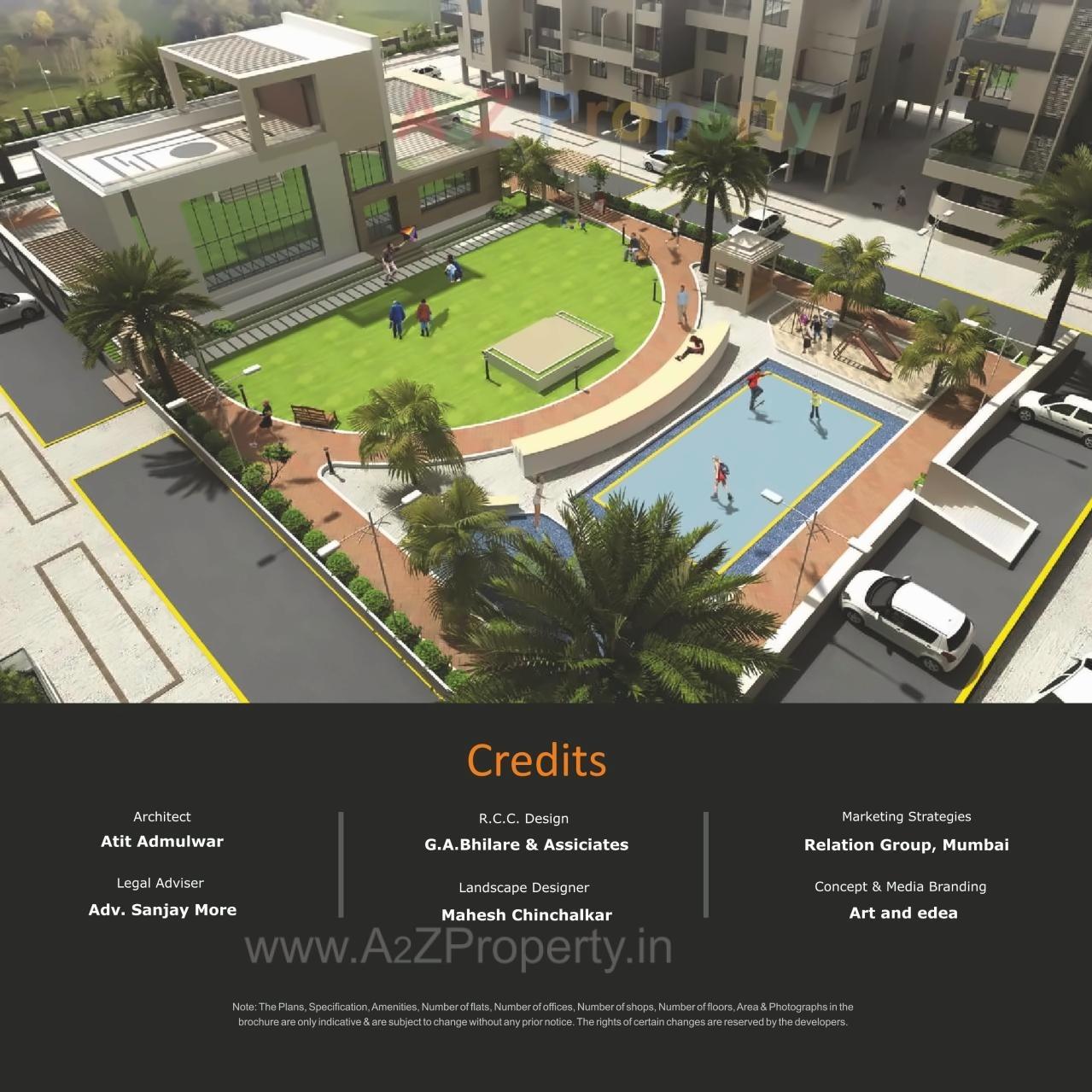 3D Elevation of real estate project Blithe Icon located at Wagholi, Pune, Maharashtra