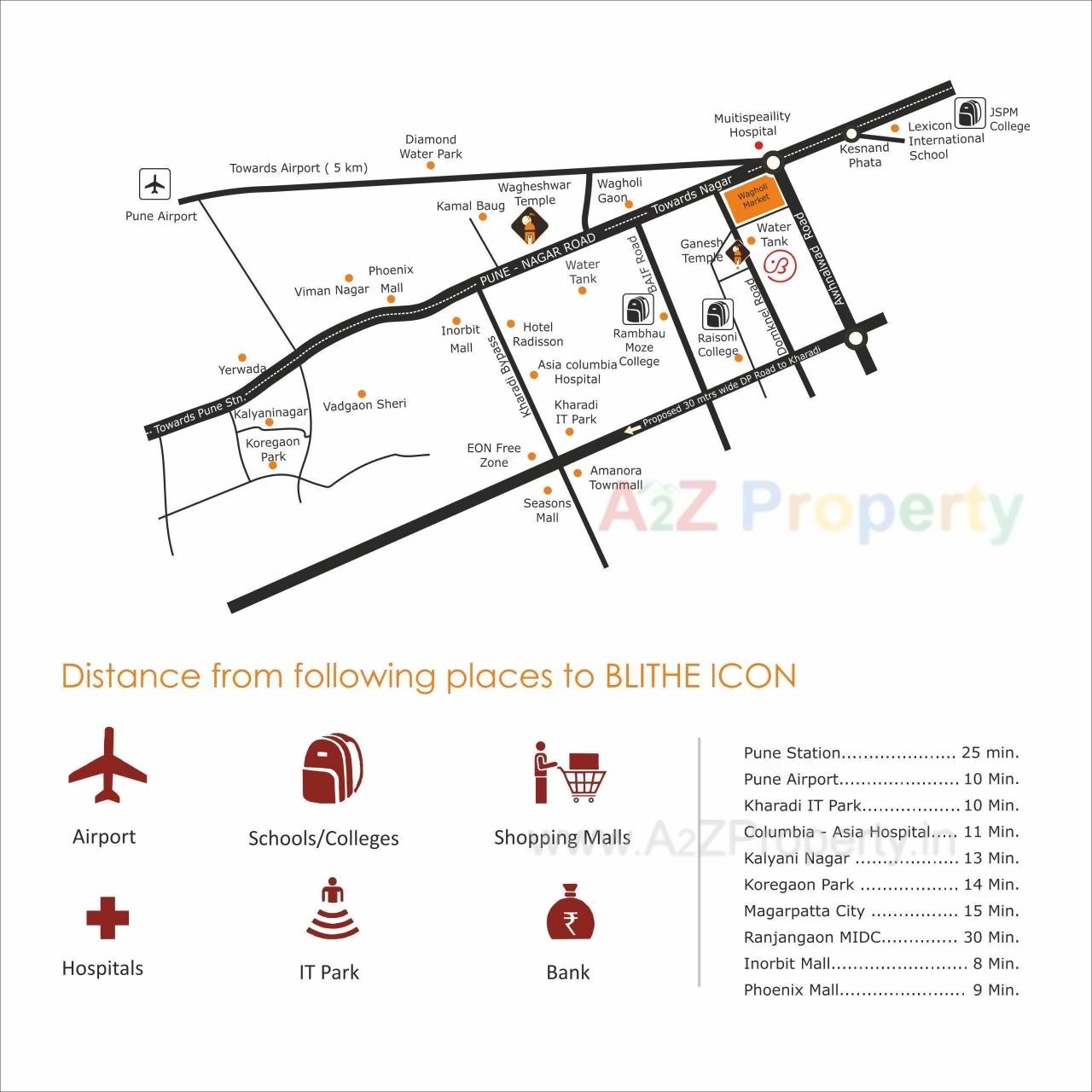  of real estate project Blithe Icon located at Wagholi, Pune, Maharashtra