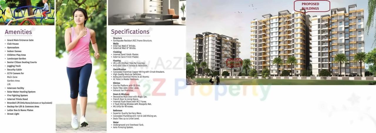  of real estate project Bloom Residency located at Charholi-kh, Pune, Maharashtra