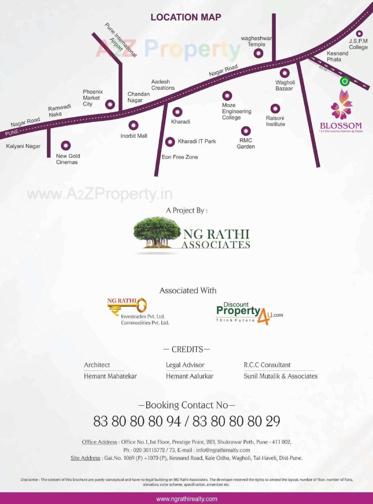  of real estate project Blossom located at Wagholi, Pune, Maharashtra