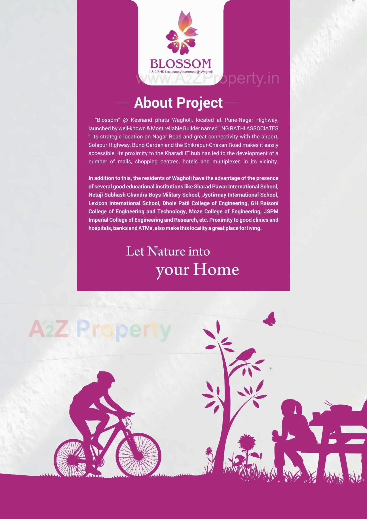  of real estate project Blossom located at Wagholi, Pune, Maharashtra