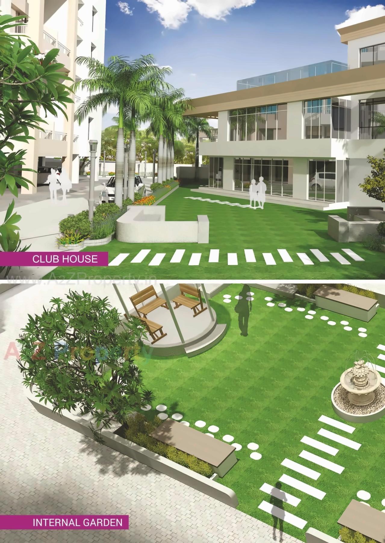 3D Elevation of real estate project Blossom located at Wagholi, Pune, Maharashtra