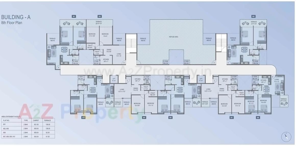 Layout of real estate project Blue Bells Aura located at Pune-m-corp, Pune, Maharashtra