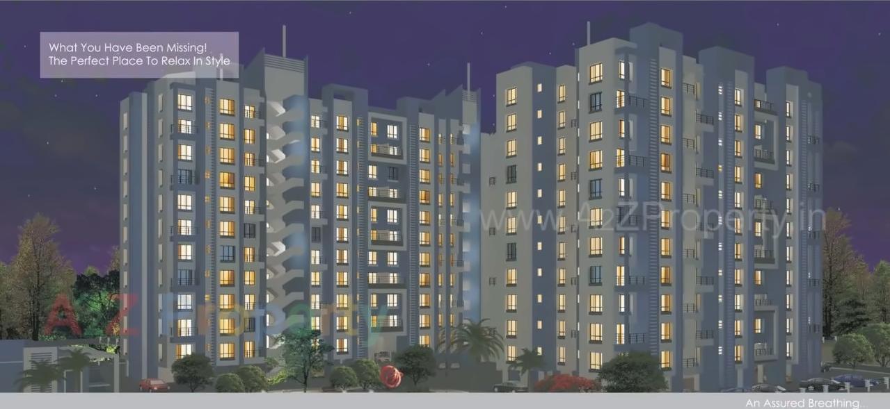 3D Elevation of real estate project Blue Dice located at Chikhali-bk, Pune, Maharashtra