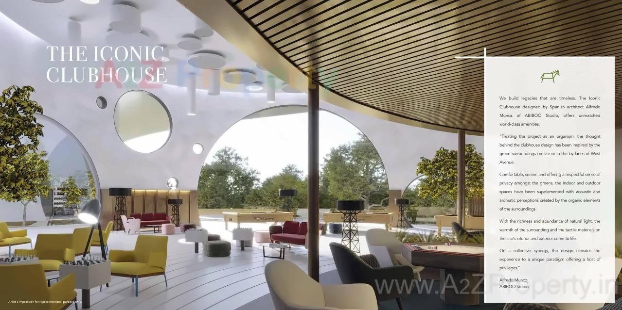 3D Elevation of real estate project Bluegrass Residences   Tower located at Pune-m-corp, Pune, Maharashtra