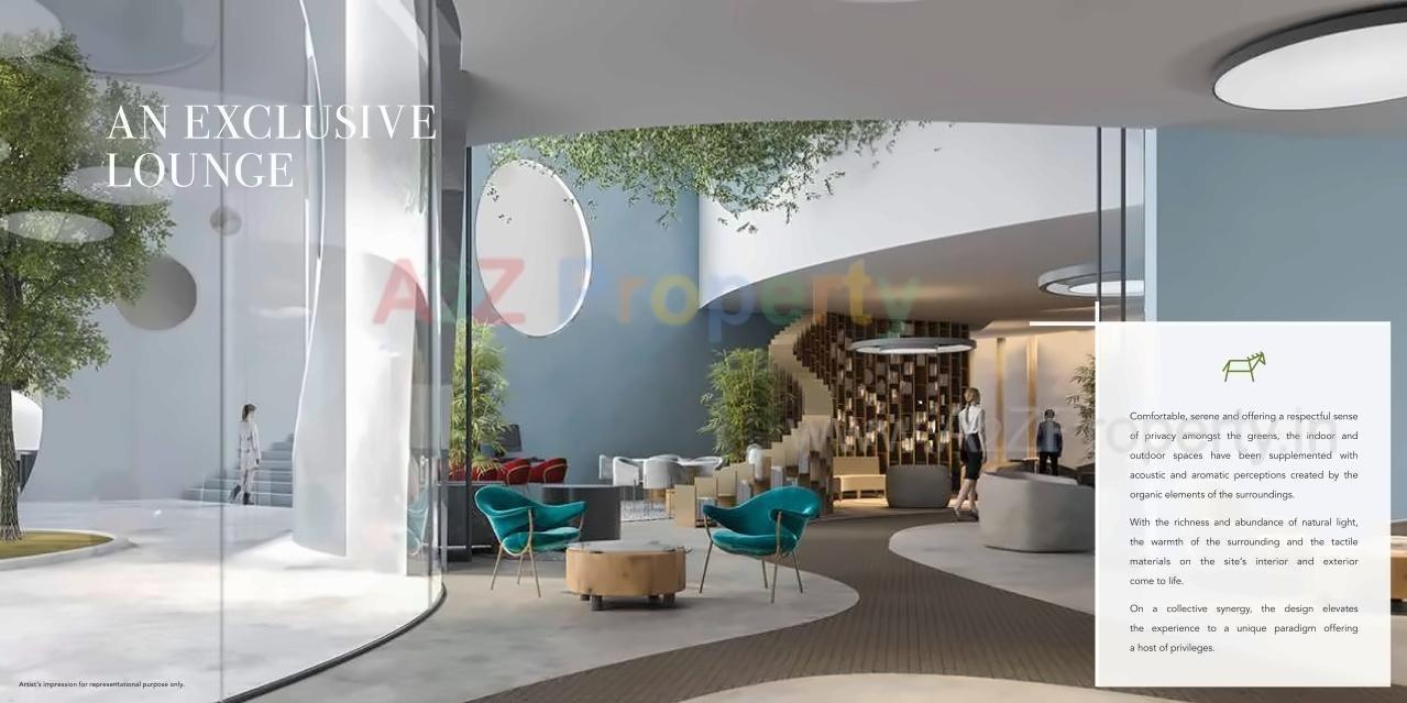 3D Elevation of real estate project Bluegrass Residences   Tower located at Pune-m-corp, Pune, Maharashtra