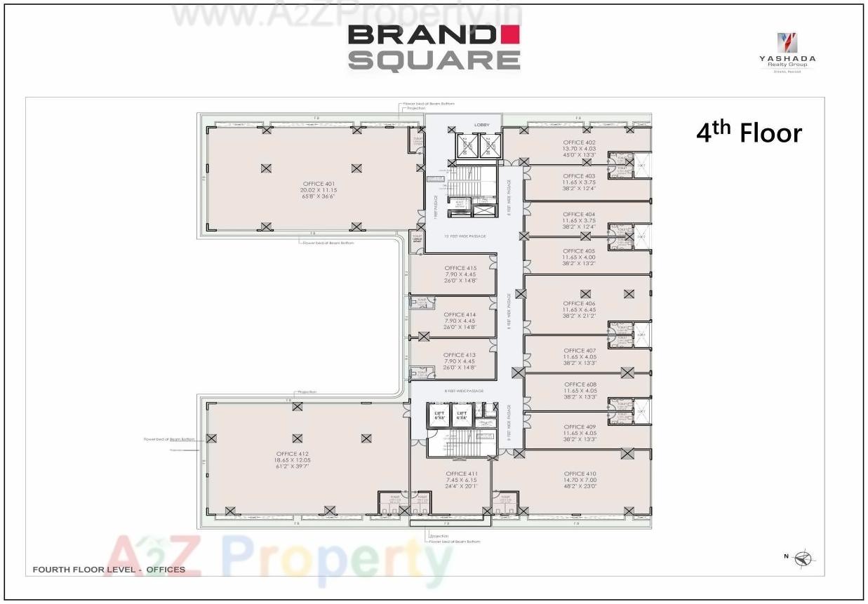 Layout of real estate project Brand Square located at Pimpale-saudagar, Pune, Maharashtra