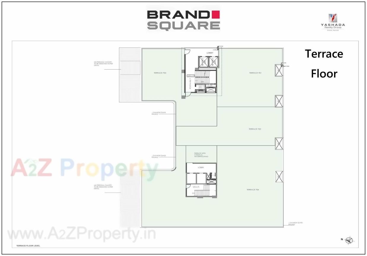 Layout of real estate project Brand Square located at Pimpale-saudagar, Pune, Maharashtra