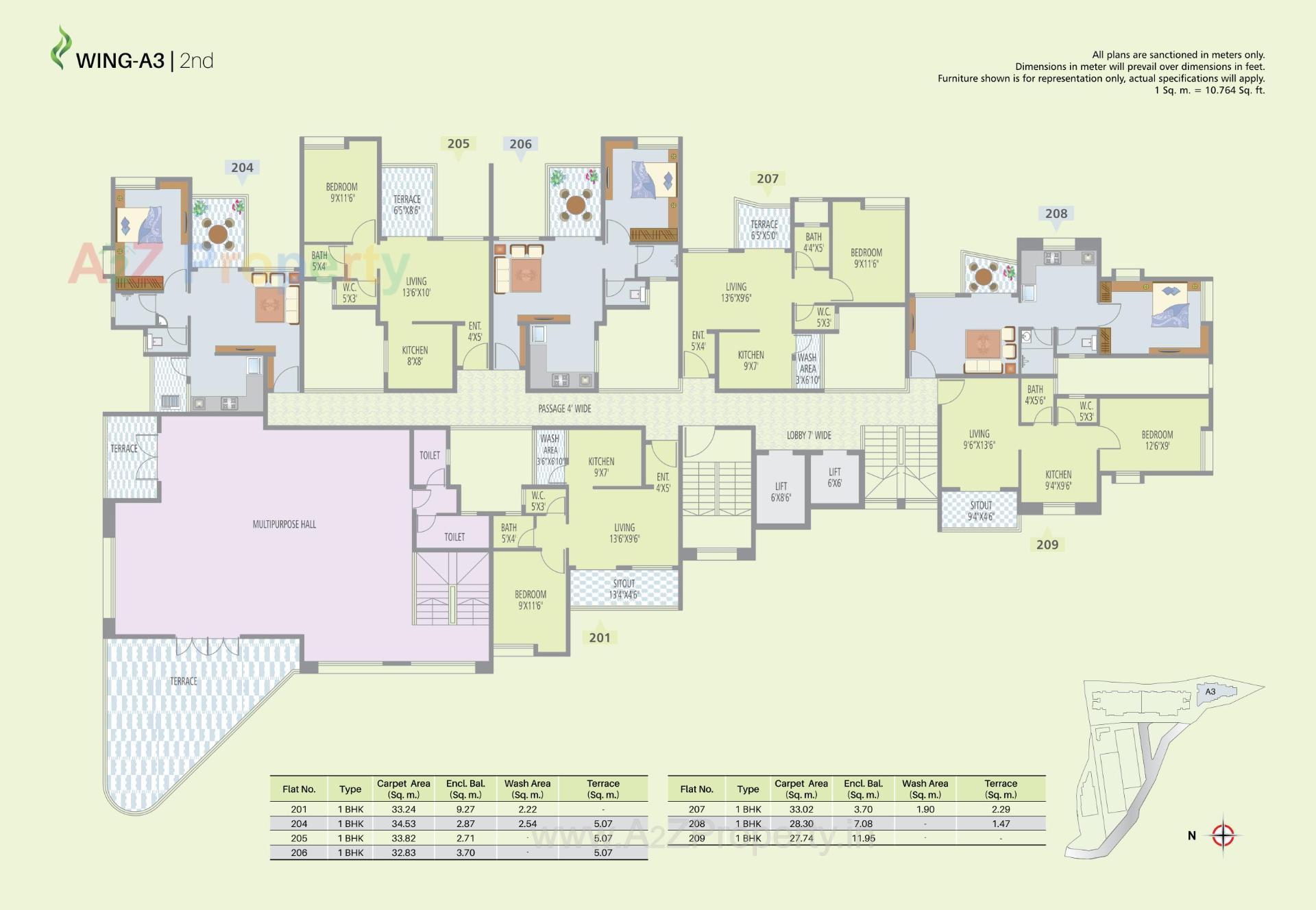 Layout of real estate project Brookefield Willows located at Pisoli, Pune, Maharashtra