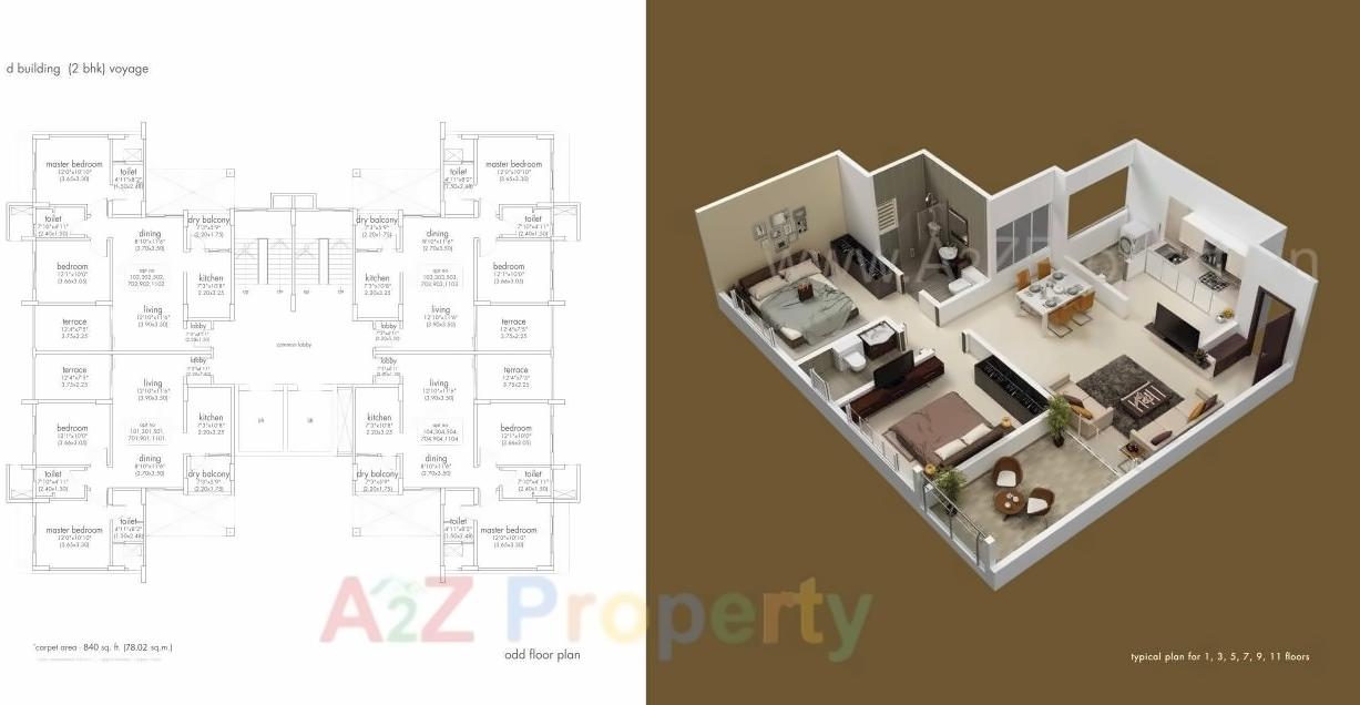 Layout of real estate project D Voyage located at Pimpri-chinchawad-m-corp, Pune, Maharashtra