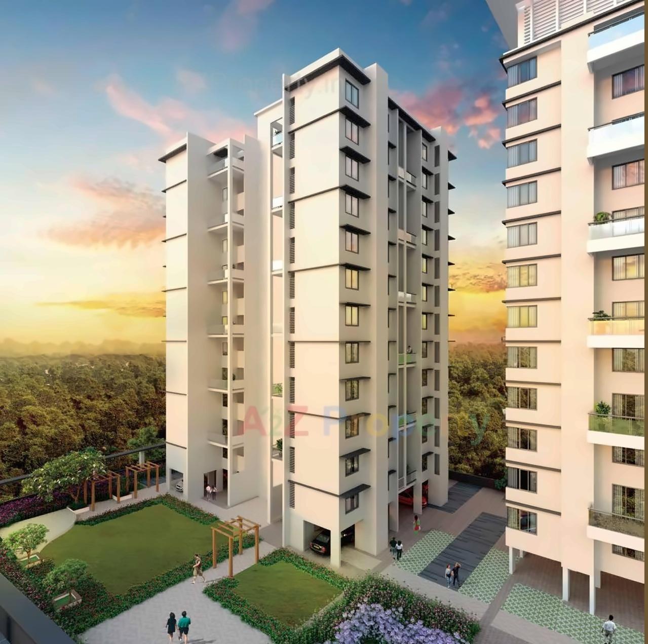 3D Elevation of real estate project D Voyage located at Pimpri-chinchawad-m-corp, Pune, Maharashtra