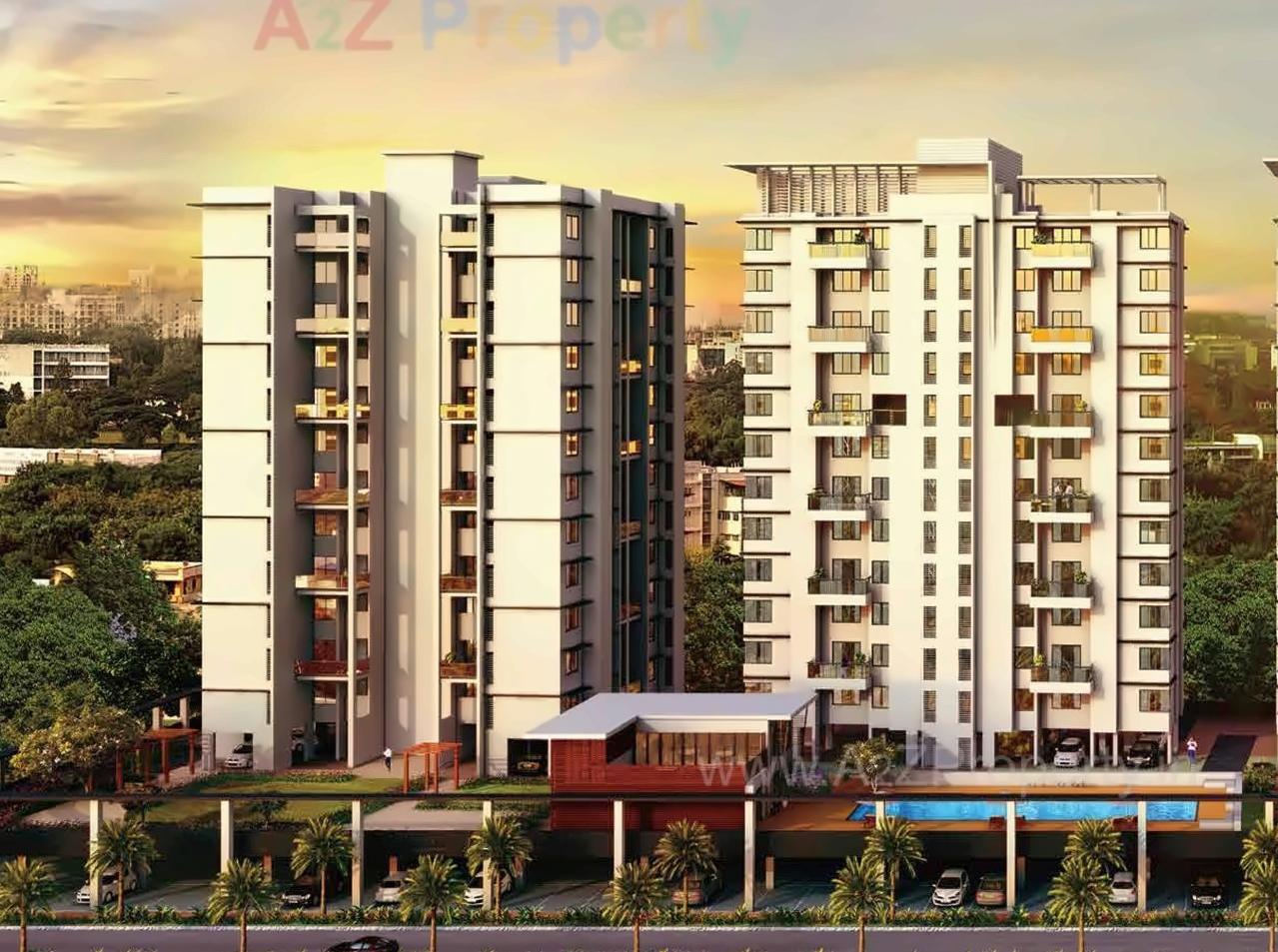 3D Elevation of real estate project D Voyage located at Pimpri-chinchawad-m-corp, Pune, Maharashtra
