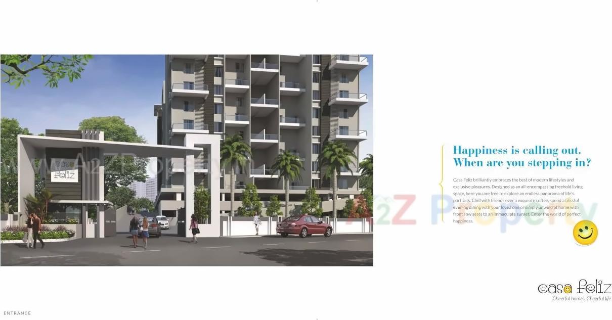 3D Elevation of real estate project Casa Feliz located at Pune-m-corp, Pune, Maharashtra