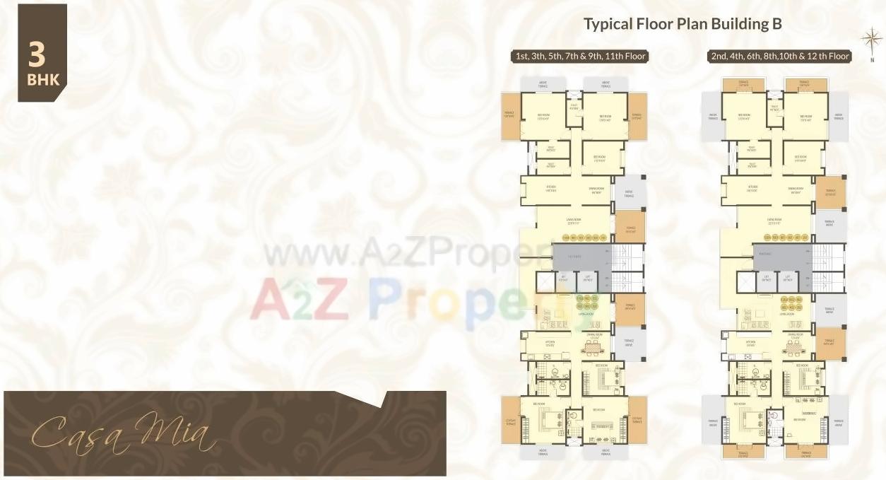 Layout of real estate project Casa Mia located at Pisoli, Pune, Maharashtra