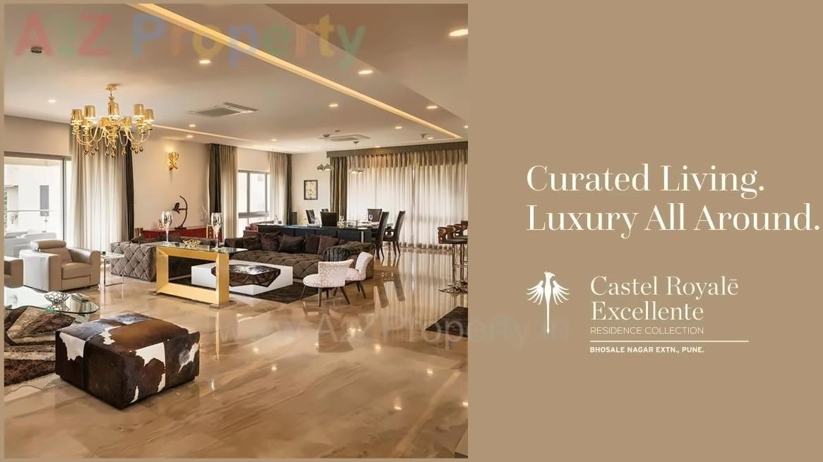 3D Elevation of real estate project Castel Royale Excellente located at Pune-m-corp, Pune, Maharashtra