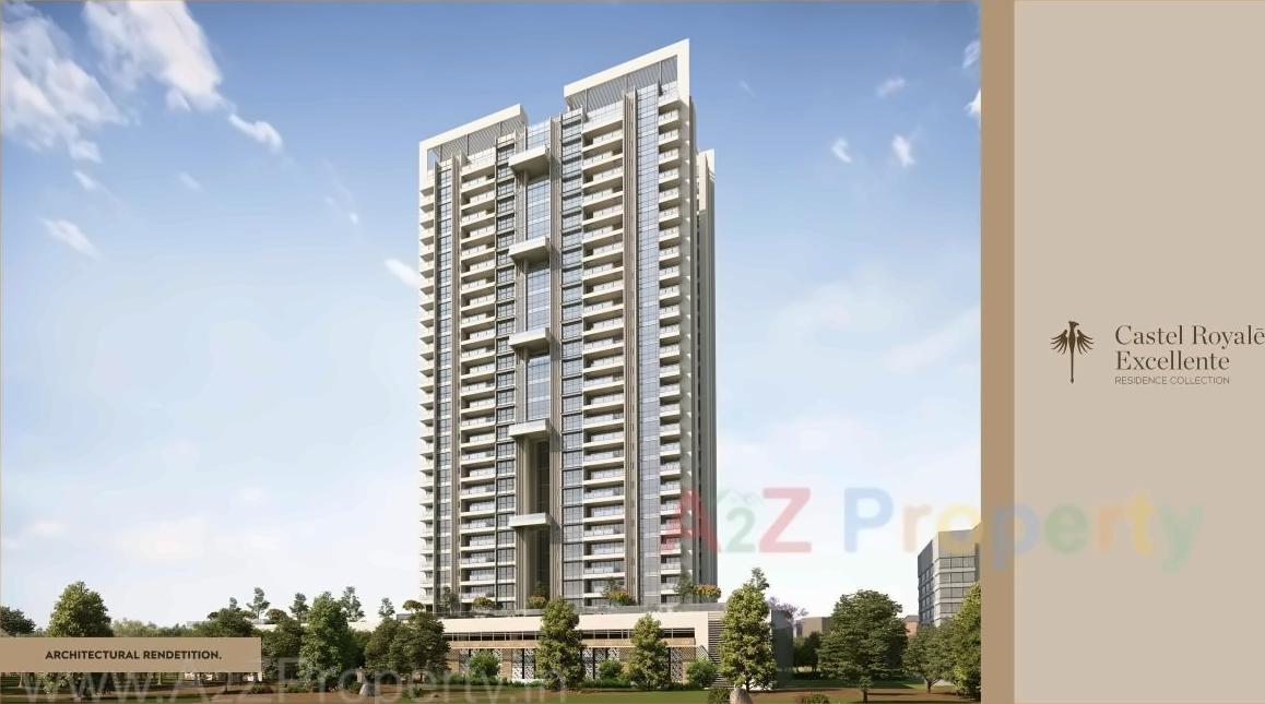 3D Elevation of real estate project Castel Royale Excellente located at Pune-m-corp, Pune, Maharashtra