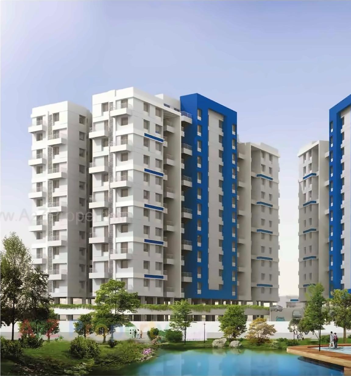 3D Elevation of real estate project Cavansite located at Warje, Pune, Maharashtra