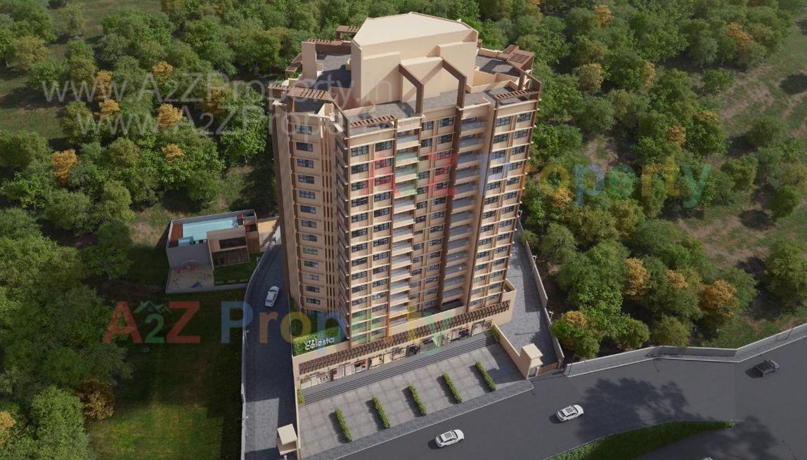 3D Elevation of real estate project Celesta located at Mohammadwadi, Pune, Maharashtra