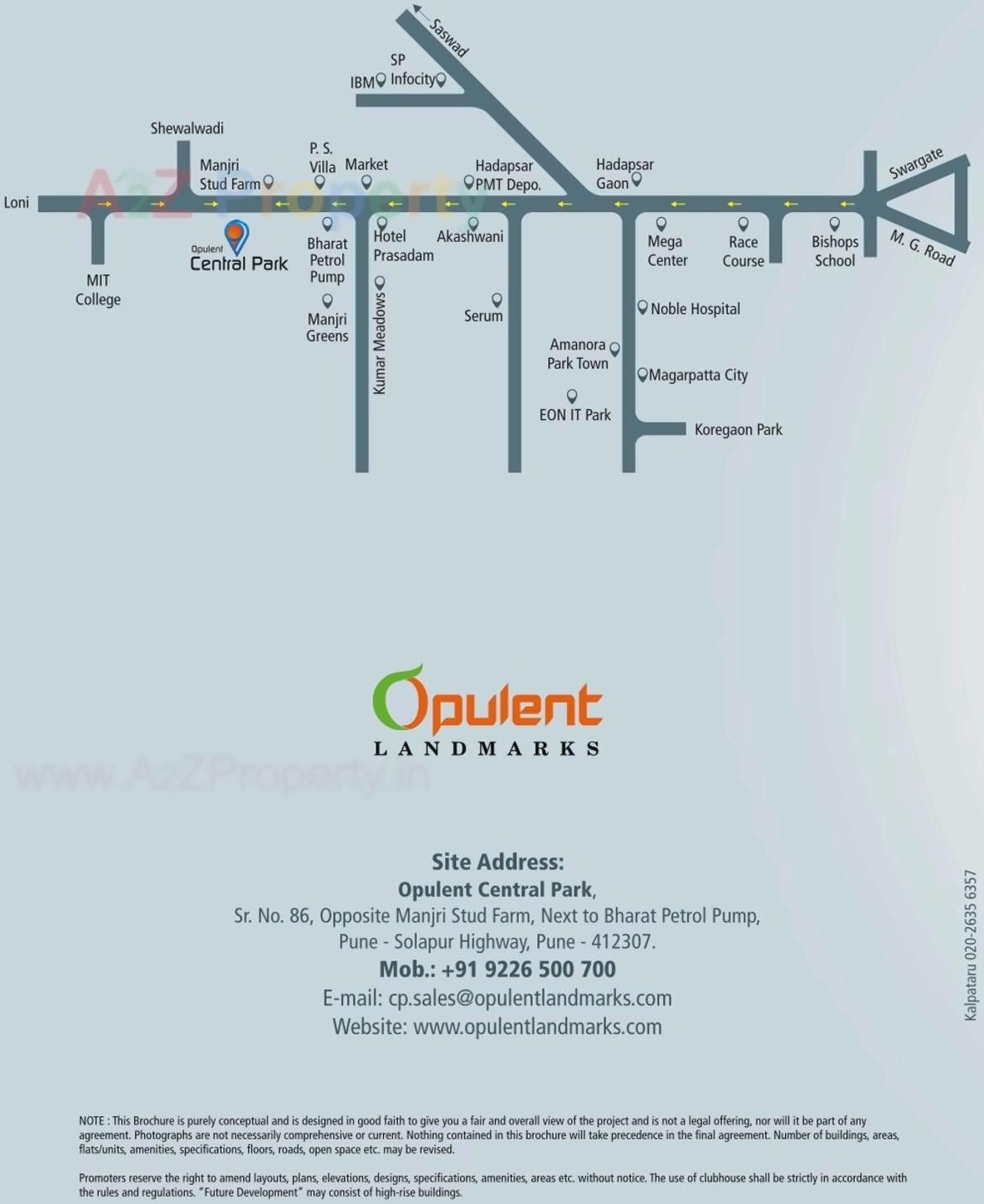  of real estate project Central Park located at Manjari-bk, Pune, Maharashtra