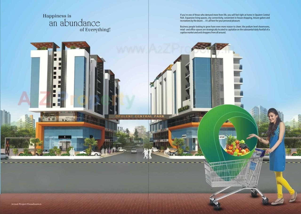 3D Elevation of real estate project Central Park located at Manjari-bk, Pune, Maharashtra
