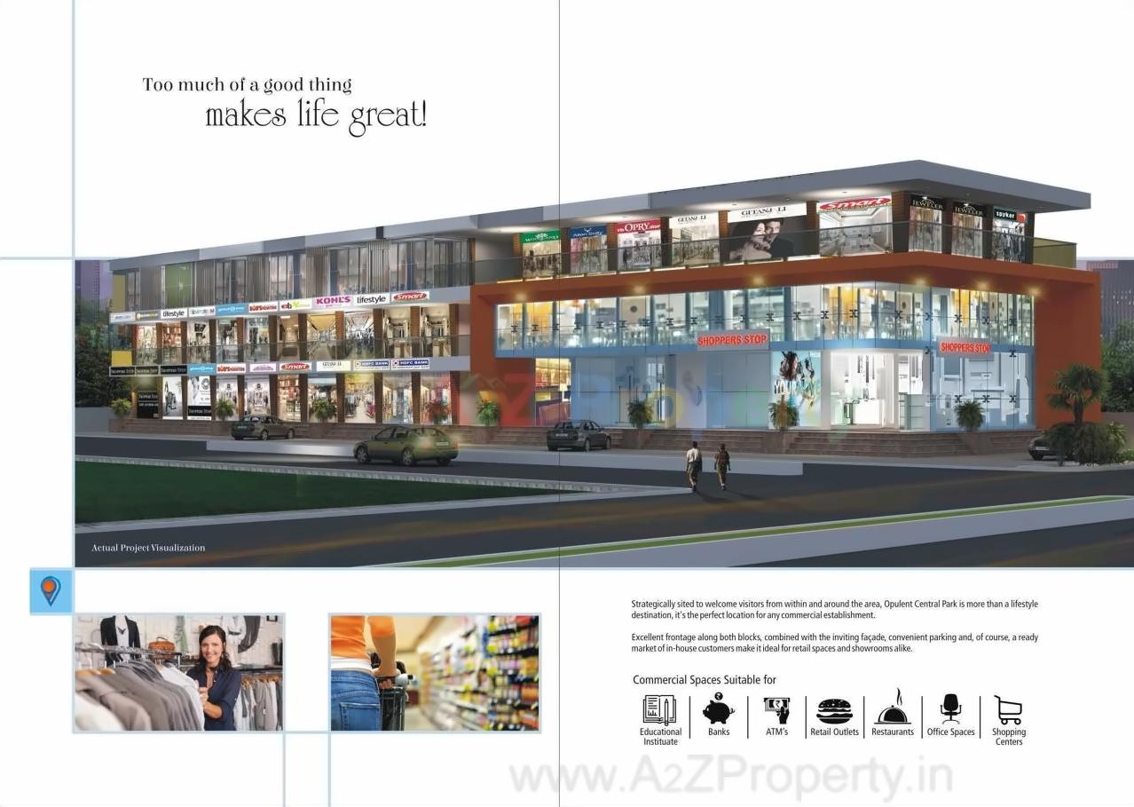 3D Elevation of real estate project Central Park located at Manjari-bk, Pune, Maharashtra