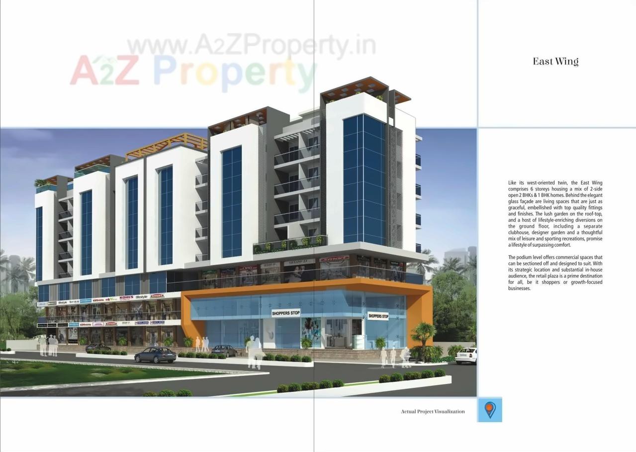 3D Elevation of real estate project Central Park located at Manjari-bk, Pune, Maharashtra