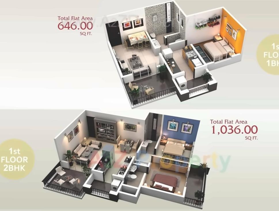 Layout of real estate project Ceratec City located at Yawalewadi, Pune, Maharashtra