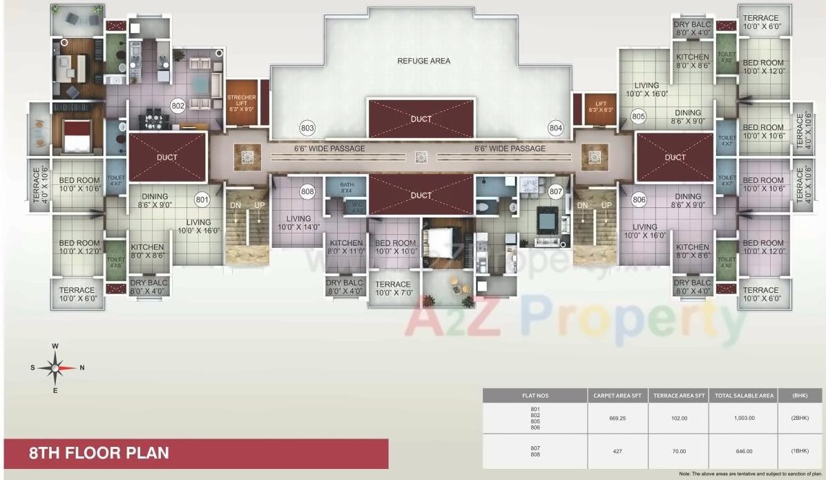Layout of real estate project Ceratec City located at Yawalewadi, Pune, Maharashtra