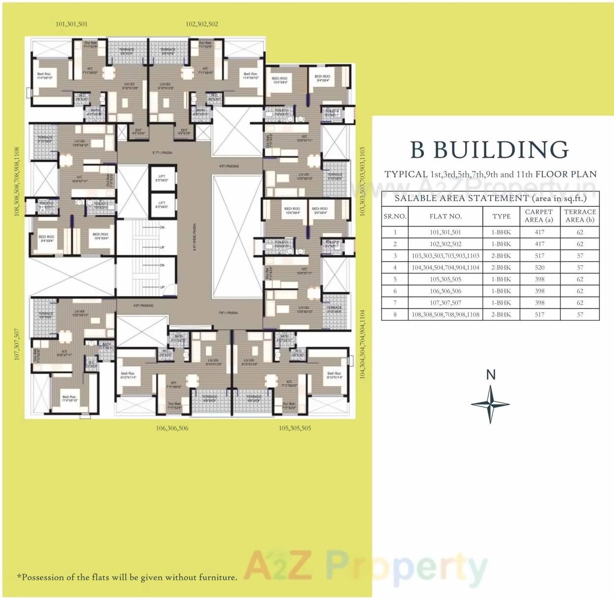 Layout of real estate project Ceratec Greens located at Pune-m-corp, Pune, Maharashtra