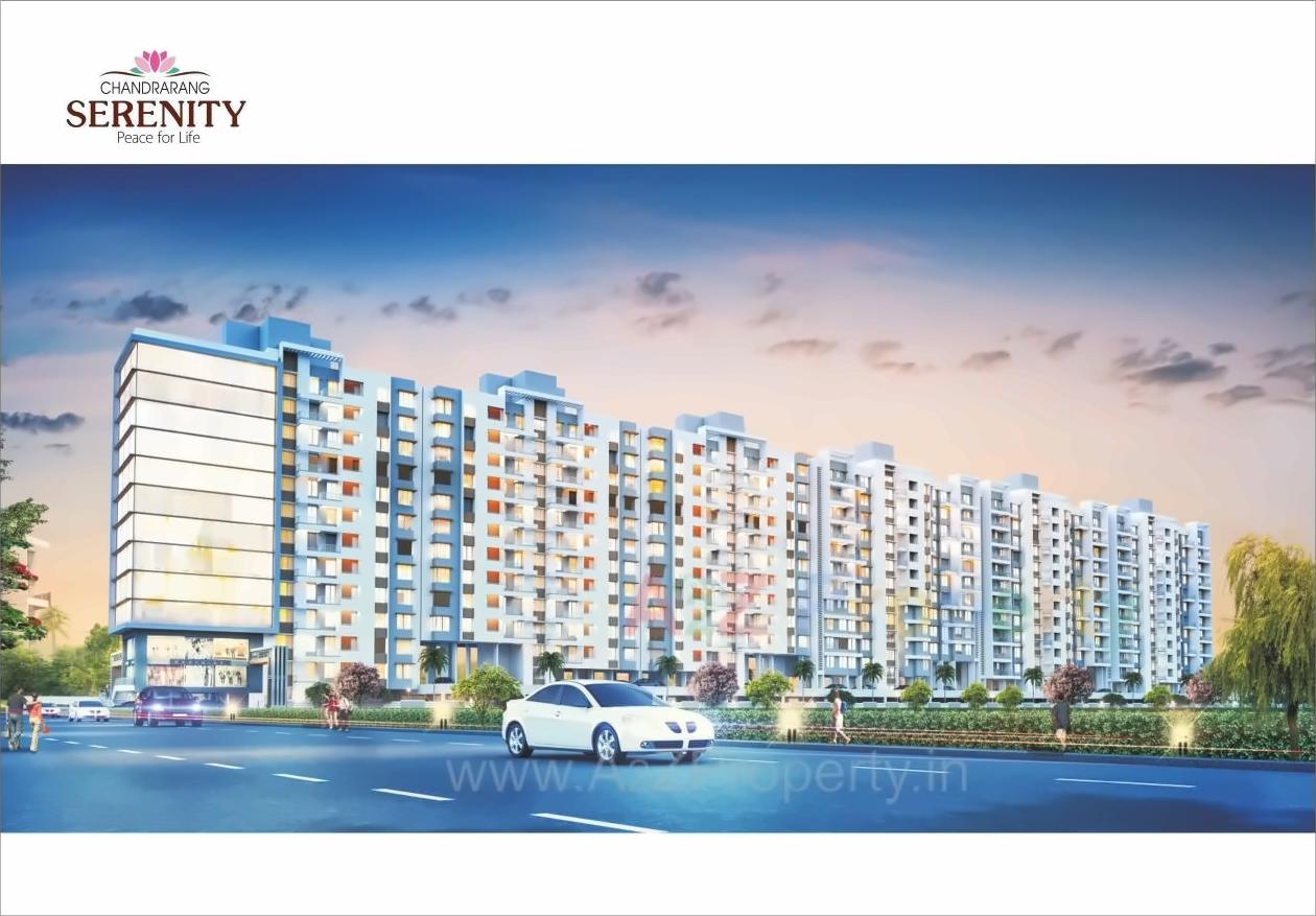 3D Elevation of real estate project Chandrarang Serenity located at Wakad, Pune, Maharashtra