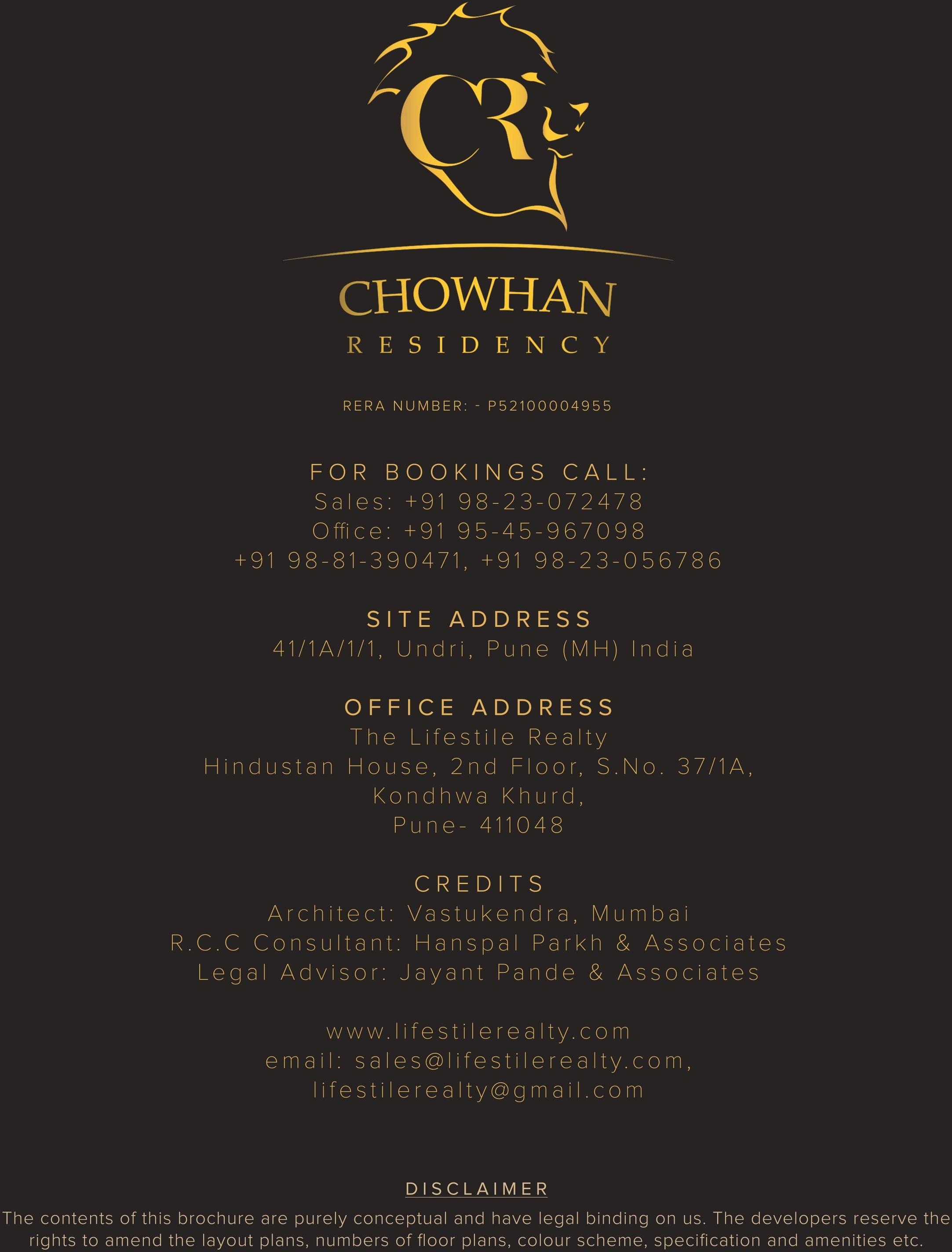  of real estate project Chowhan Residency/ Amaltas located at Undri, Pune, Maharashtra