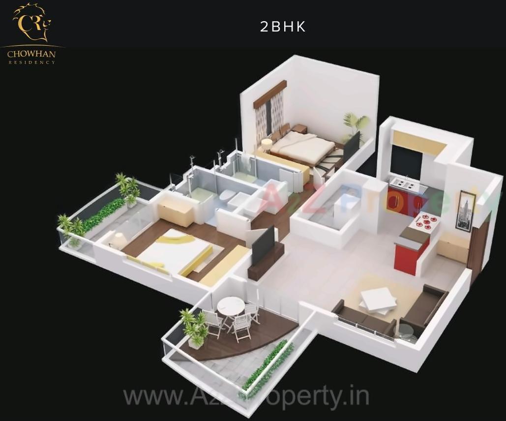 Layout of real estate project Chowhan Residency/ Amaltas located at Undri, Pune, Maharashtra