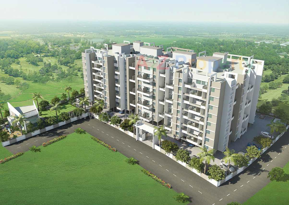 3D Elevation of real estate project Citrine located at Marunji, Pune, Maharashtra