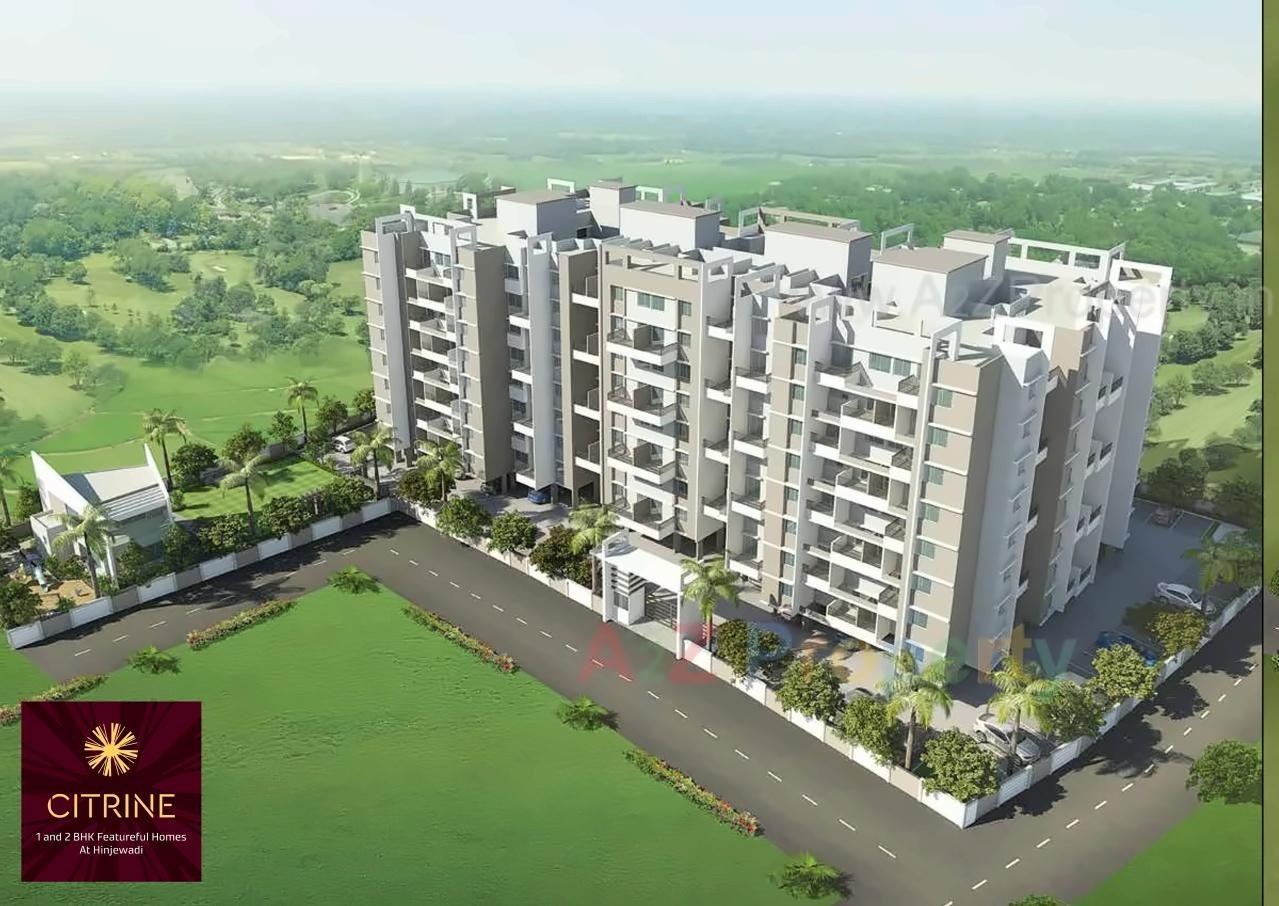 3D Elevation of real estate project Citrine located at Marunji, Pune, Maharashtra