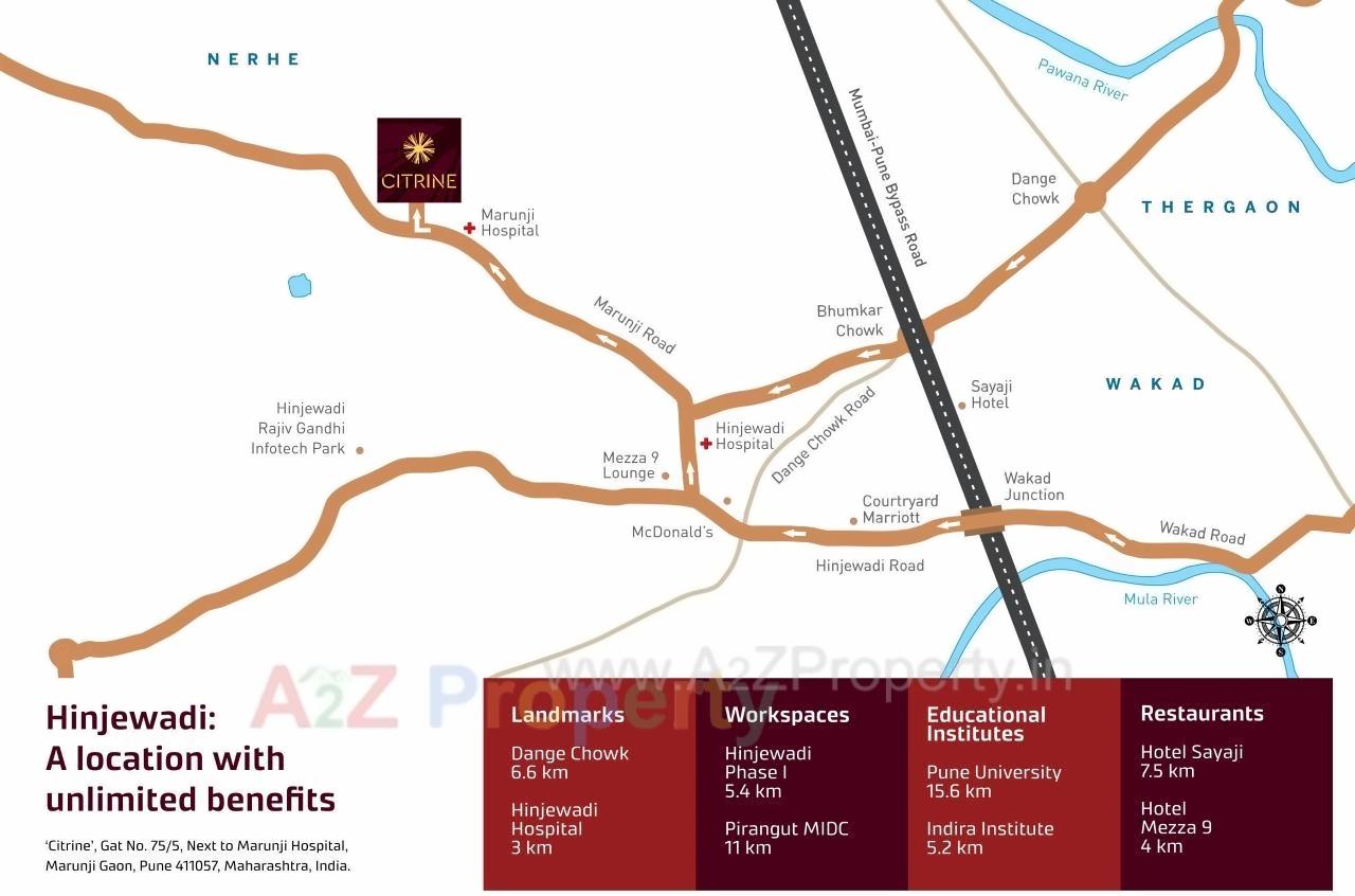  of real estate project Citrine located at Marunji, Pune, Maharashtra